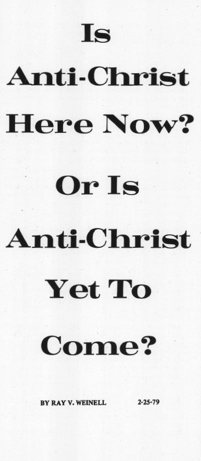 Book Cover of IS ANTI-CHRIST HERE NOW? OR IS ANTI-CHRIST YET TO COME?