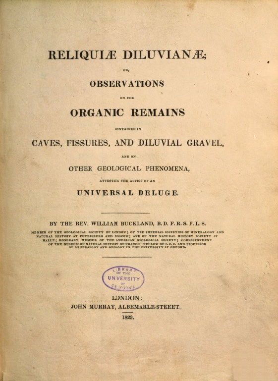 Book Cover of RELIQUIÆ DILUVIANÆ; OR, OBSERVATIONS ON THE ORGANIC REMAINS CONTAINED IN CAVES, FISSURES, AND DILUVIAL GRAVEL, AND ON OTHER GEOLOGICAL PHENOMENA, ATTESTING THE ACTION OF AN UNIVERSAL DELUGE