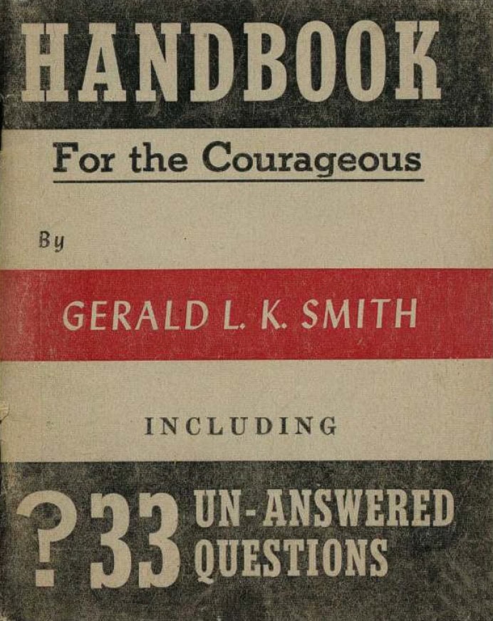 Book Cover of HANDBOOK FOR THE COURAGEOUS: INCLUDING 33 UNANSWERED QUESTIONS