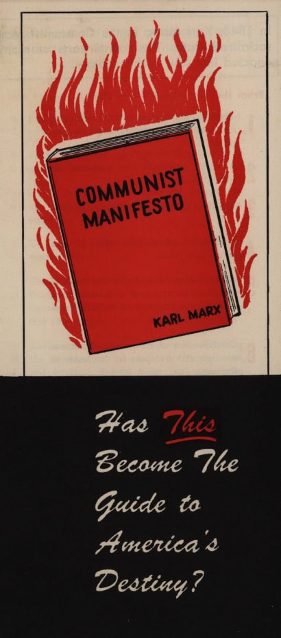 Book Cover of COMMUNIST MANIFESTO: HAS THIS BECOME THE GUIDE TO AMERICA’S DESTINY?