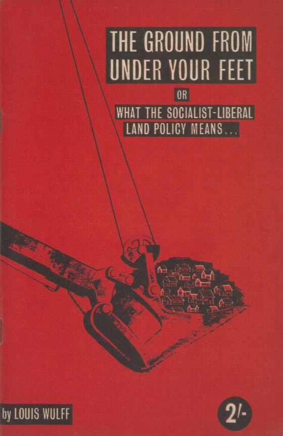 Book Cover of THE GROUND FROM UNDER YOUR FEET; OR, WHAT THE SOCIALIST- LIBERAL LAND POLICY MEANS