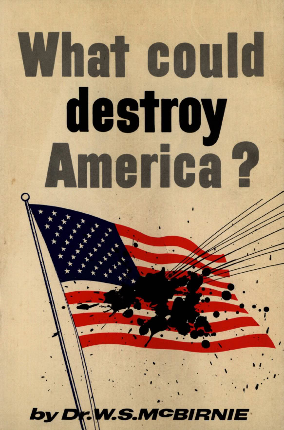 Book Cover of WHAT COULD DESTROY AMERICA?