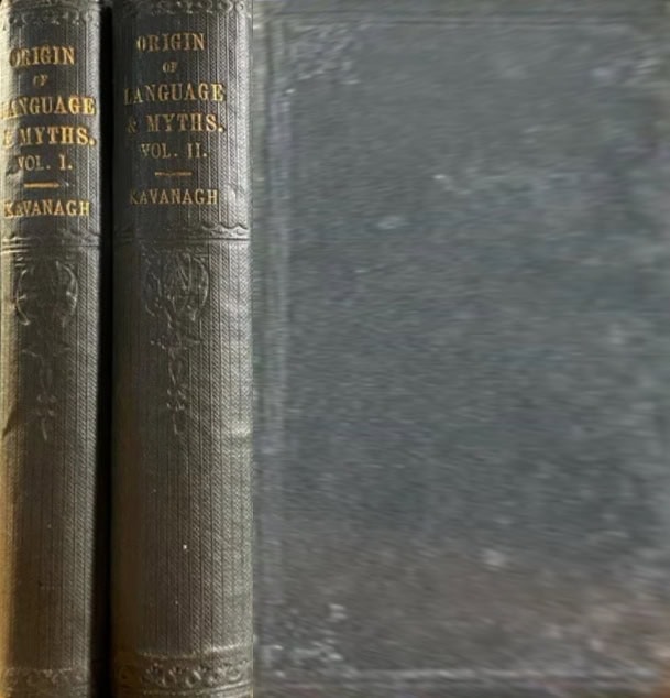 Book Cover of ORIGIN OF LANGUAGE AND MYTHS VOL I-II