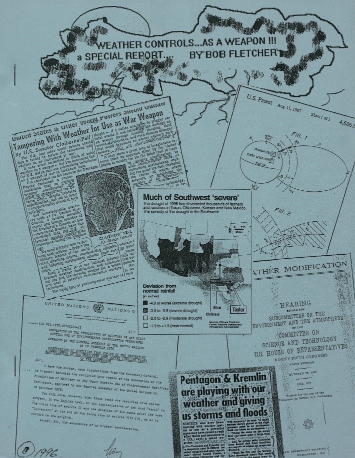 Book Cover of WEATHER CONTROLS AS A WEAPON!: A SPECIAL REPORT