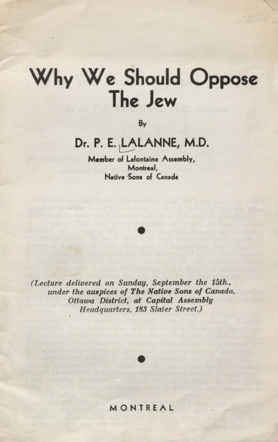 Book Cover of WHY WE SHOULD OPPOSE THE JEW