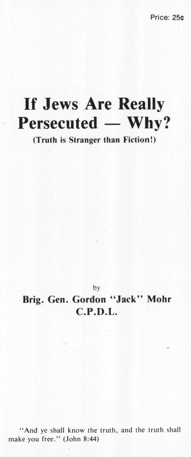 Book Cover of IF JEWS ARE REALLY PERSECUTED—WHY? (TRUTH IS STRANGER THAN FICTION!)