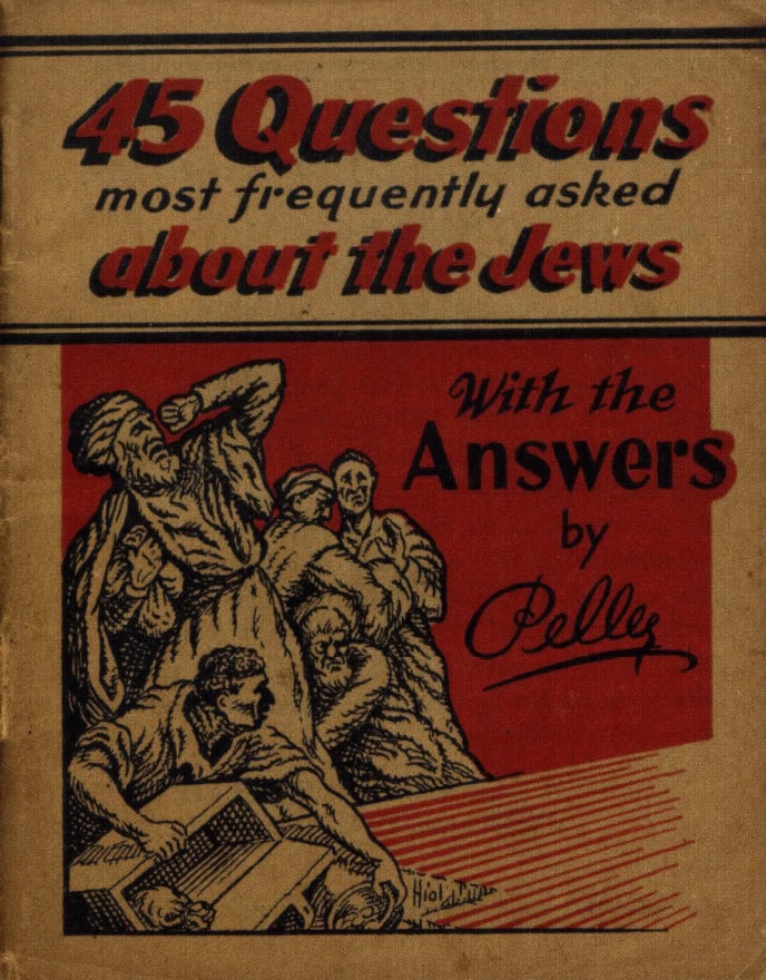 Book Cover of THE 45 QUESTIONS MOST FREQUENTLY ASKED ABOUT THE JEWS: WITH THE ANSWERS