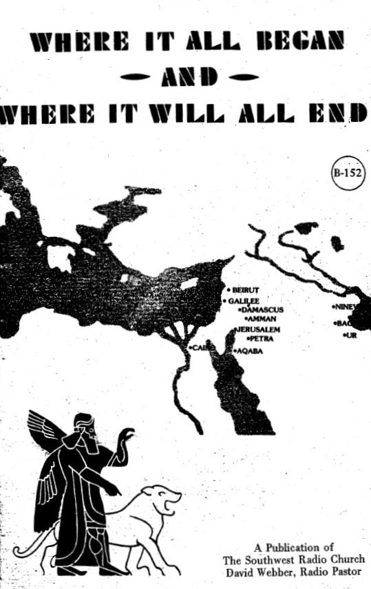 Book Cover of WHERE IT ALL BEGAN AND WHERE IT WILL ALL END