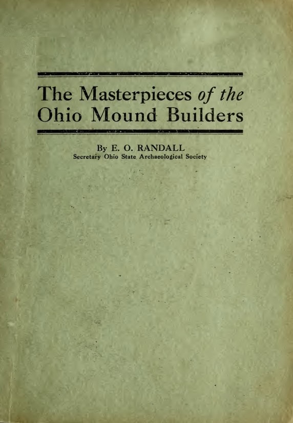 Book Cover of THE MASTERPIECES OF THE OHIO MOUND BUILDERS