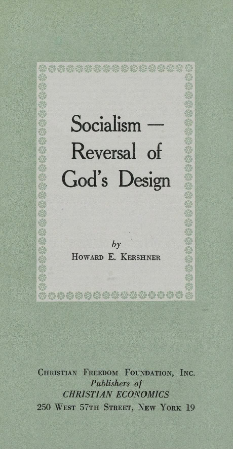 Book Cover of SOCIALISM: REVERSAL OF GOD’S DESIGN