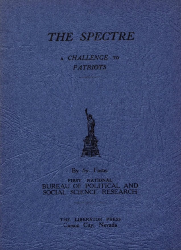 Book Cover of THE SPECTRE: A CHALLENGE TO PATRIOTS