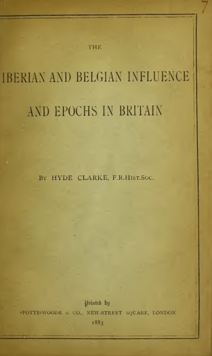Book Cover of THE IBERIAN AND BELGIAN INFLUENCE AND EPOCHS IN BRITAIN