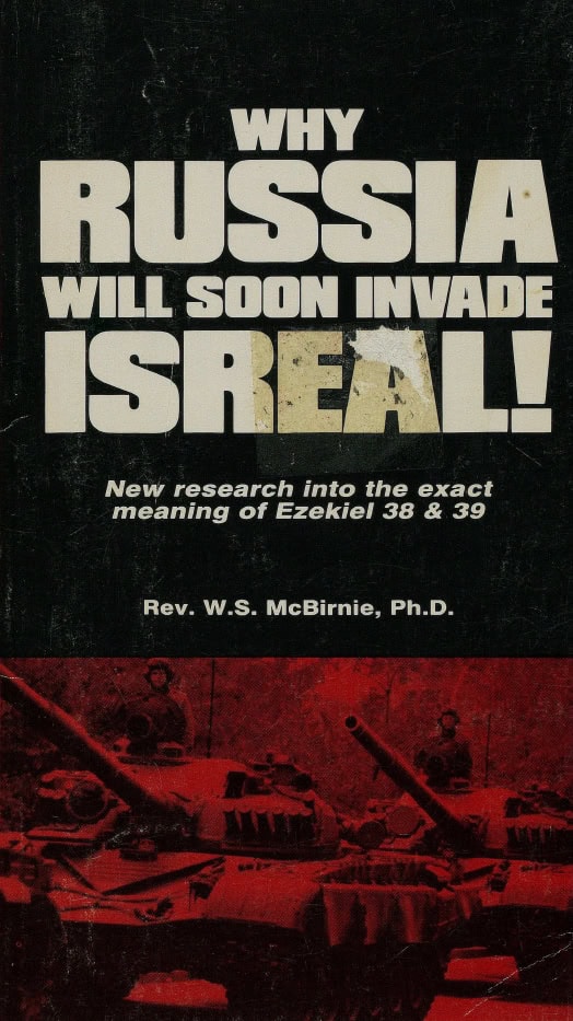 Book Cover of WHY RUSSIA WILL SOON INVADE ISRAEL!: NEW RESEARCH INTO THE EXACT MEANING OF EZEKIEL 38 & 39