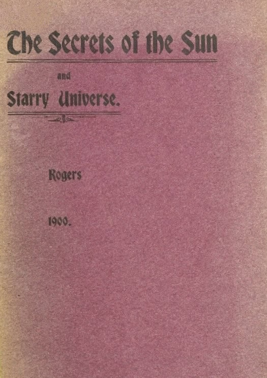 Book Cover of THE SECRETS OF THE SUN; AND, STARRY UNIVERSE