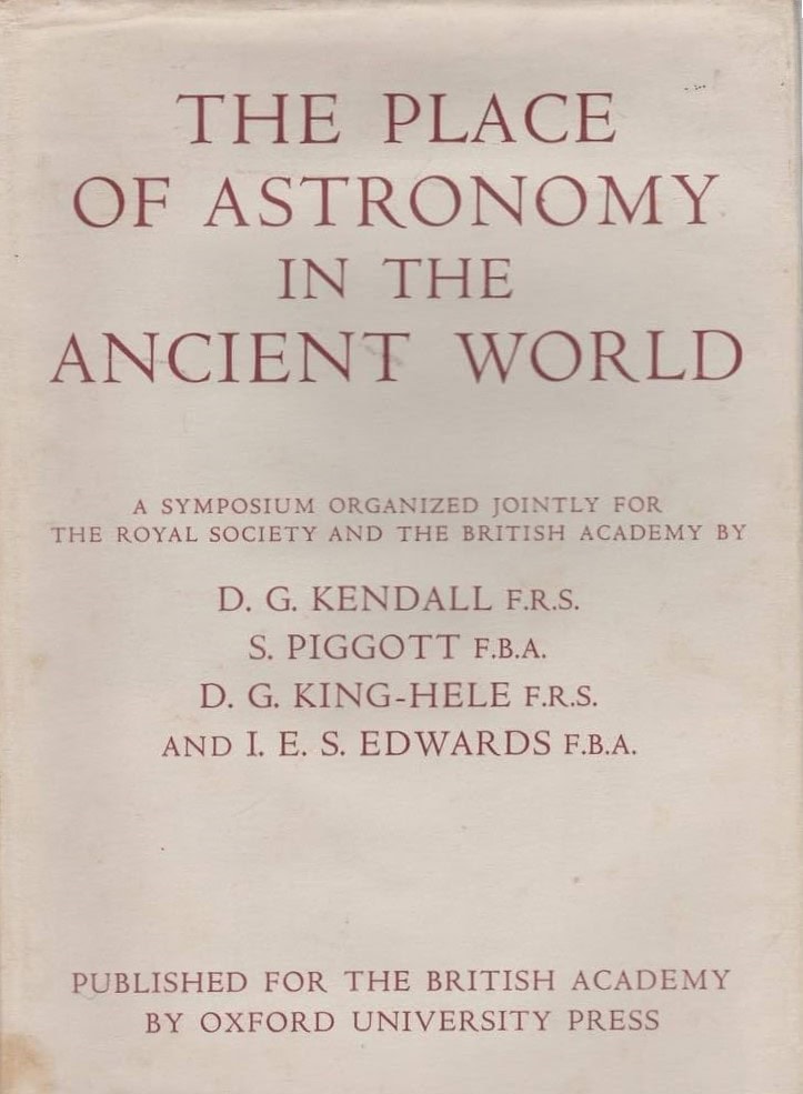 Book Cover of THE PLACE OF ASTRONOMY IN THE ANCIENT WORLD