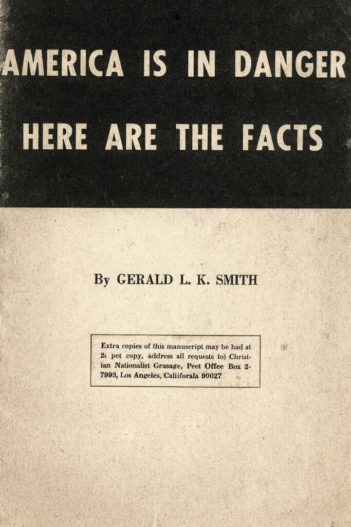 Book Cover of AMERICA IS IN DANGER—HERE ARE THE FACTS