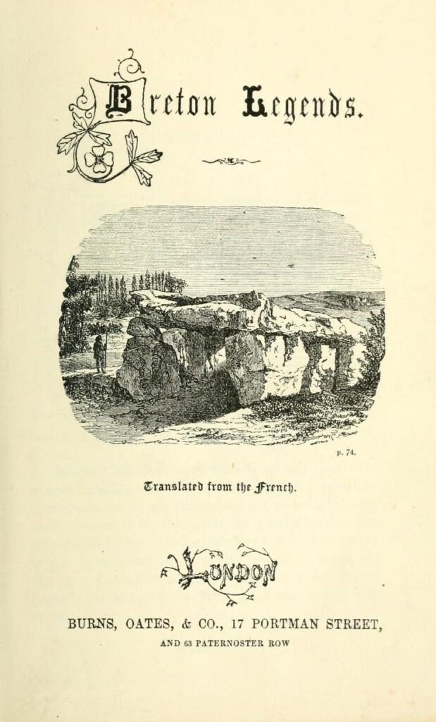 Book Cover of BRETON LEGENDS