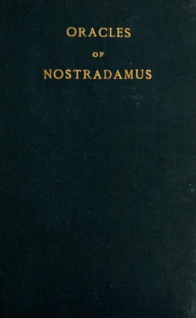 Book Cover of ORACLES OF NOSTRADAMUS