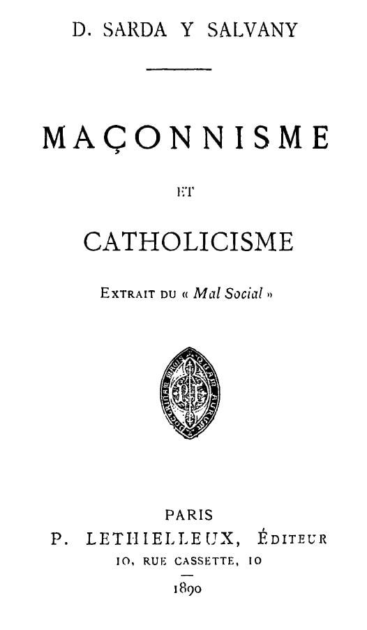 Book Cover of MAÇONNISME ET CATHOLICISME