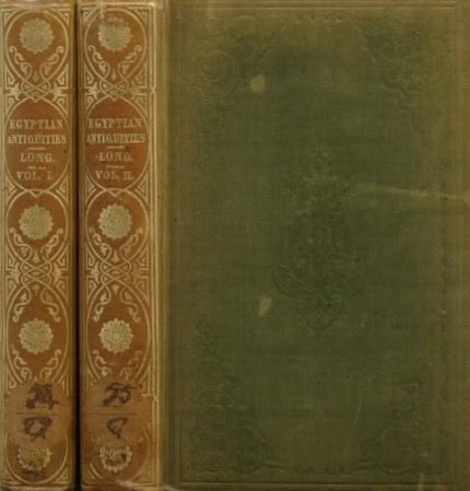 Book Cover of THE EGYPTIAN ANTIQUITIES IN THE BRITISH MUSEUM; MONUMENTS, OBELISKS, TEMPLES, SPHINXES, SCULPTURE, STATUES, PAINTINGS, PYRAMIDS, MUMMIES, PAPYRUS, AND THE ROSETTA STONE VOL I-II