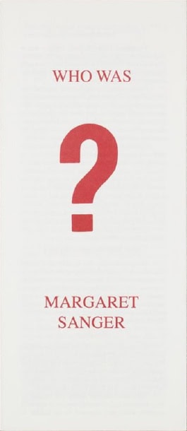 Book Cover of WHO WAS MARGARET SANGER?