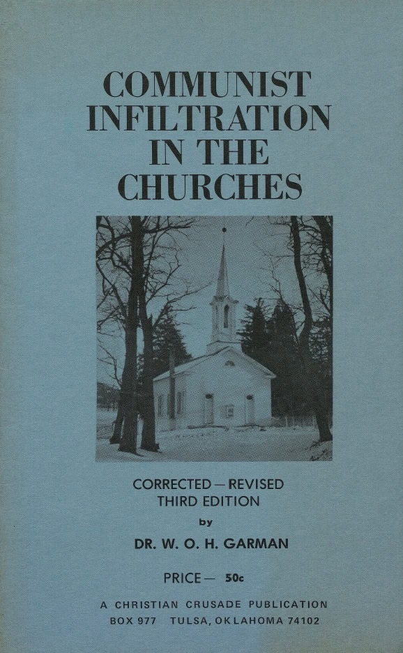 Book Cover of COMMUNIST INFILTRATION IN THE CHURCHES