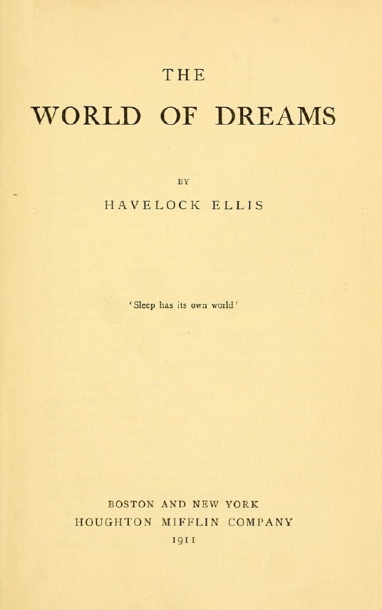 Book Cover of THE WORLD OF DREAMS