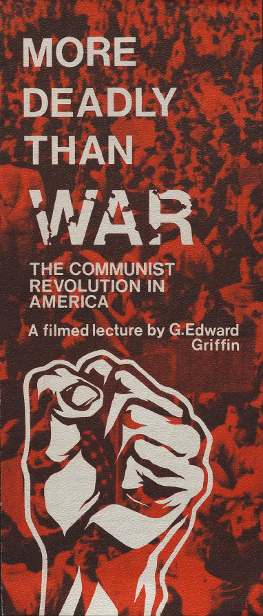 Book Cover of MORE DEADLY THAN WAR: THE COMMUNIST REVOLUTION IN AMERICA: A FILMED LECTURE