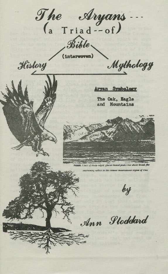 Book Cover of THE ARYANS: A TRIAD OF HISTORY, BIBLE, MYTHOLOGY (INTERWOVEN)
