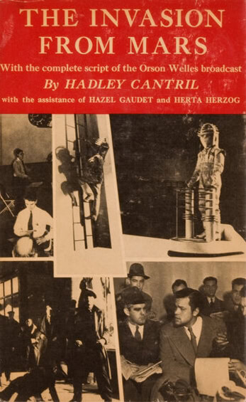 Book Cover of THE INVASION FROM MARS: A STUDY IN THE PSYCHOLOGY OF PANIC