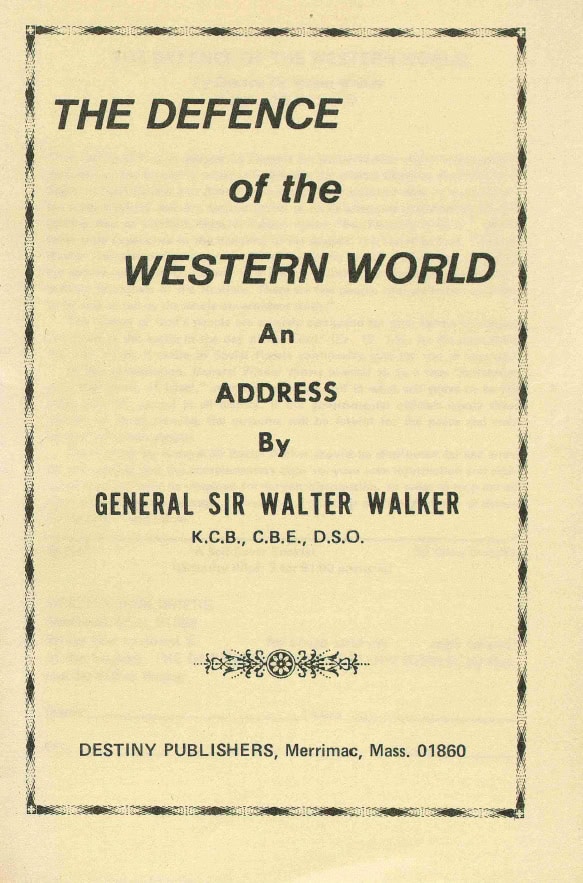 Book Cover of THE DEFENCE OF THE WESTERN WORLD