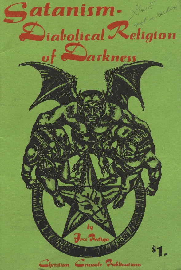 Book Cover of SATANISM: DIABOLICAL RELIGION OF DARKNESS