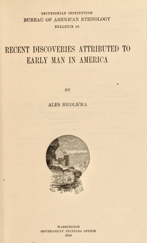 Book Cover of RECENT DISCOVERIES ATTRIBUTED TO EARLY MAN IN AMERICA