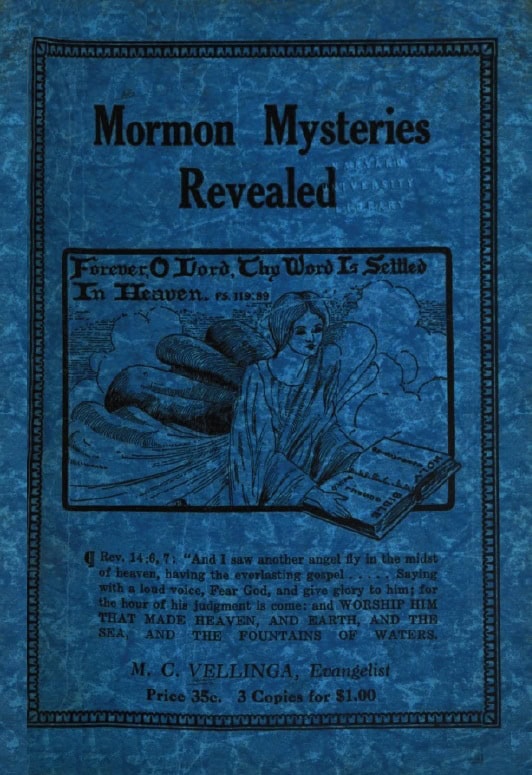Book Cover of MORMON MYSTERIES REVEALED