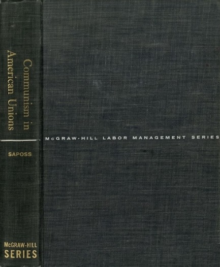 Book Cover of COMMUNISM IN AMERICAN UNIONS