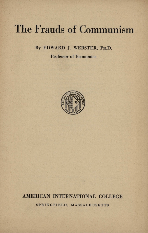 Book Cover of THE FRAUDS OF COMMUNISM