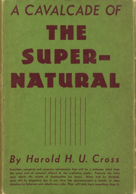 Book Cover of A CAVALCADE OF THE SUPERNATURAL