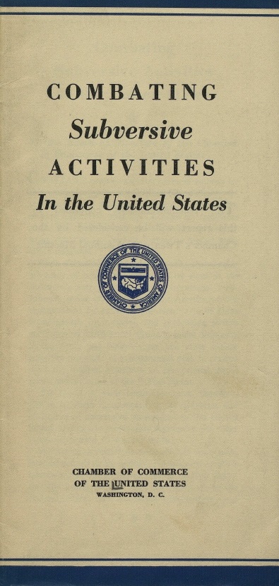 Book Cover of COMBATTING SUBVERSIVE ACTIVITIES IN THE UNITED STATES