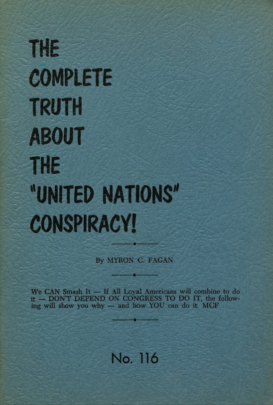 Book Cover of THE COMPLETE TRUTH ABOUT THE “UNITED NATIONS” CONSPIRACY!