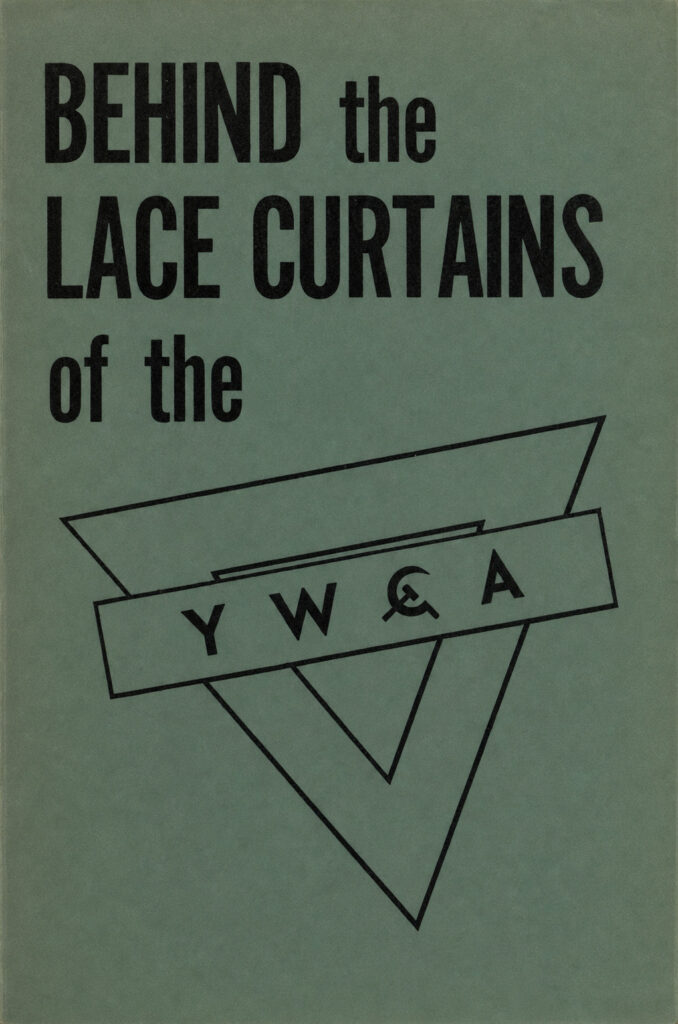 Book Cover of BEHIND THE LACE CURTAINS OF THE YMCA