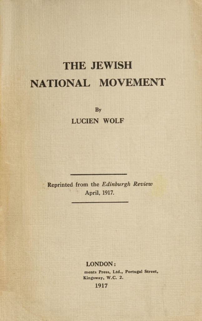 Book Cover of THE JEWISH NATIONAL MOVEMENT