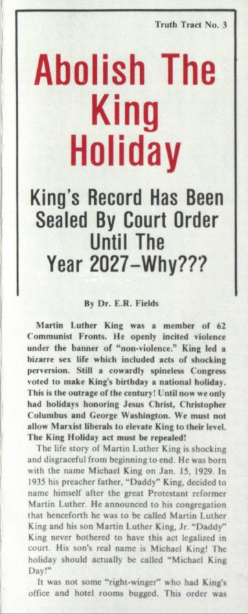 Book Cover of ABOLISH THE KING HOLIDAY: KING’S RECORD HAS BEEN SEALED BY COURT ORDER UNTIL THE YEAR 2027—WHY?