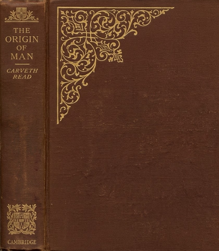 Book Cover of THE ORIGIN OF MAN AND OF HIS SUPERSTITIONS