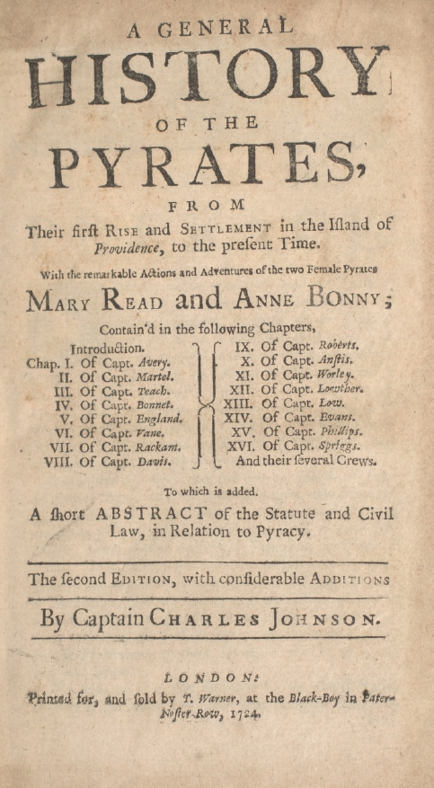 Book Cover of A GENERAL HISTORY OF THE PYRATES