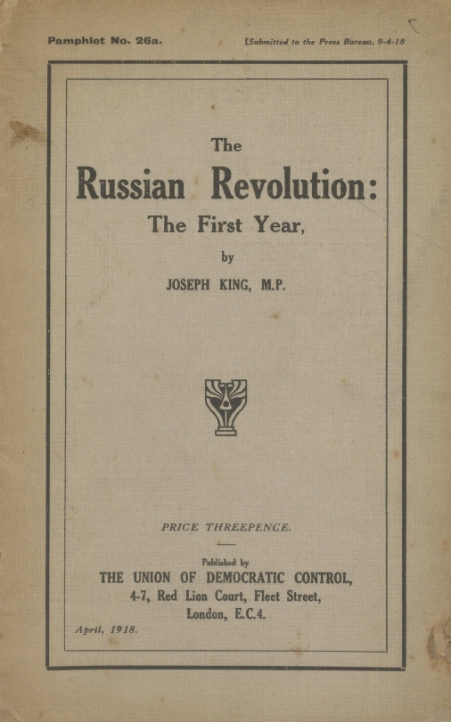 Book Cover of THE RUSSIAN REVOLUTION: THE FIRST YEAR