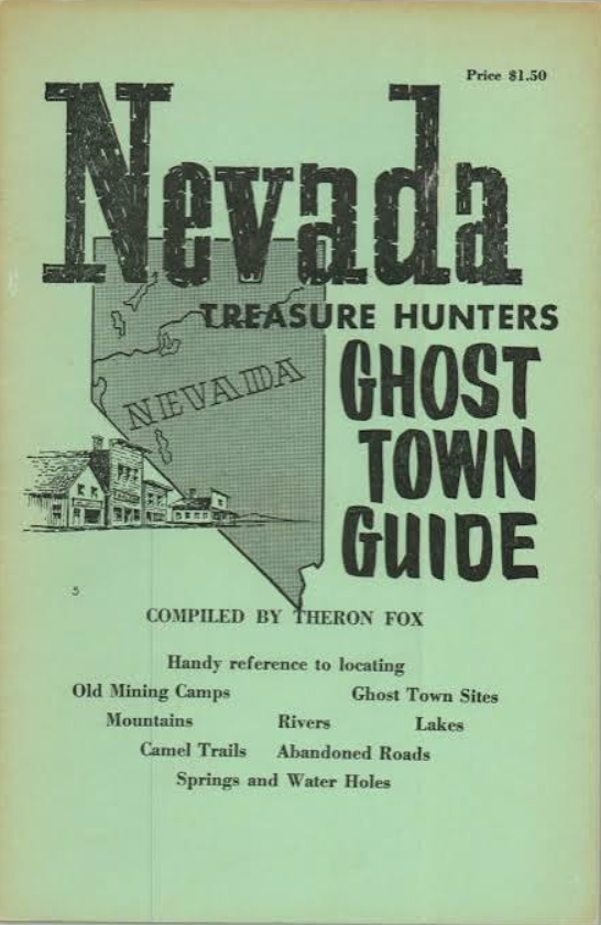Book Cover of NEVADA TREASURE HUNTERS GHOST TOWN GUIDE