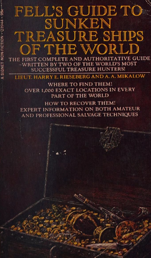Book Cover of FELL’S GUIDE TO SUNKEN TREASURE SHIPS OF THE WORLD
