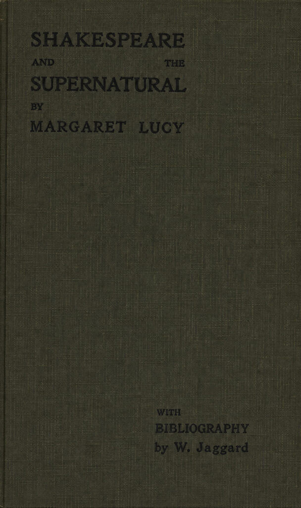 Book Cover of SHAKESPEARE AND THE SUPERNATURAL