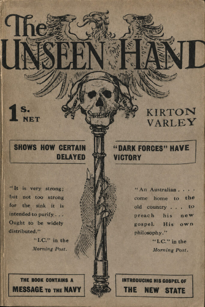 Book Cover of THE UNSEEN HAND, IN FIVE PARTS