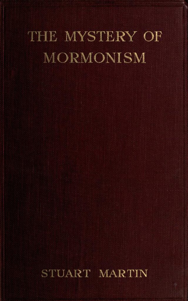 Book Cover of THE MYSTERY OF MORMONISM